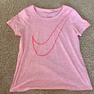 Pink, kids Nike shirt, size XL
